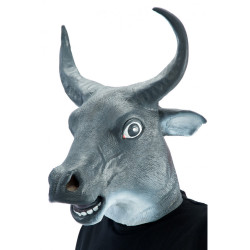 Latexová maska býka